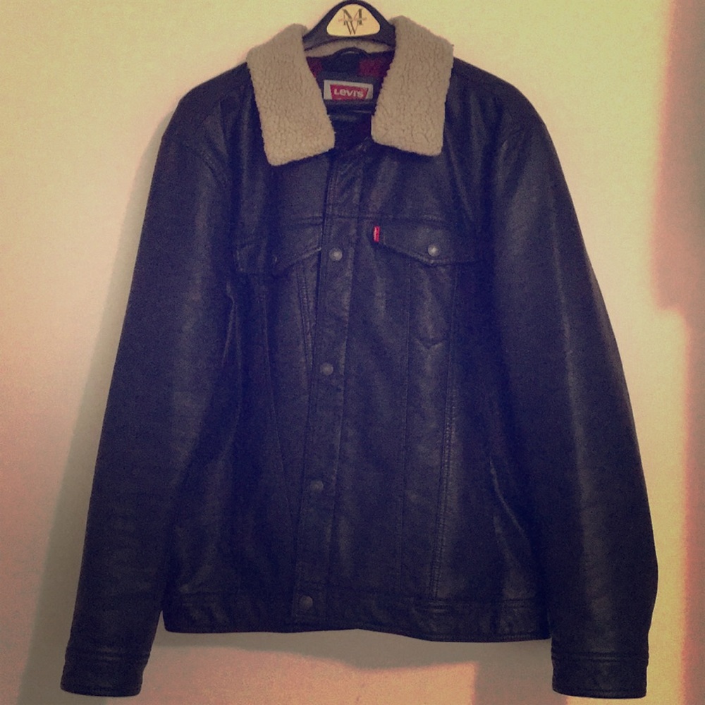 Levi’s Faux fur collar coat